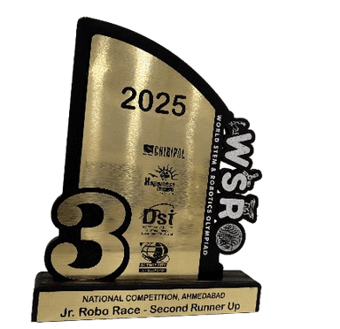 2nd Runner Up – Jr. Robo Race, Ahmedabad