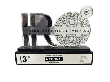 3rd Place – Indian Robotics Olympiad (IRO) 2024 (Innovators Category)