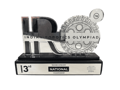 3rd place Indian Robotics Olympiad (IRO) 2024 (Techies Category)